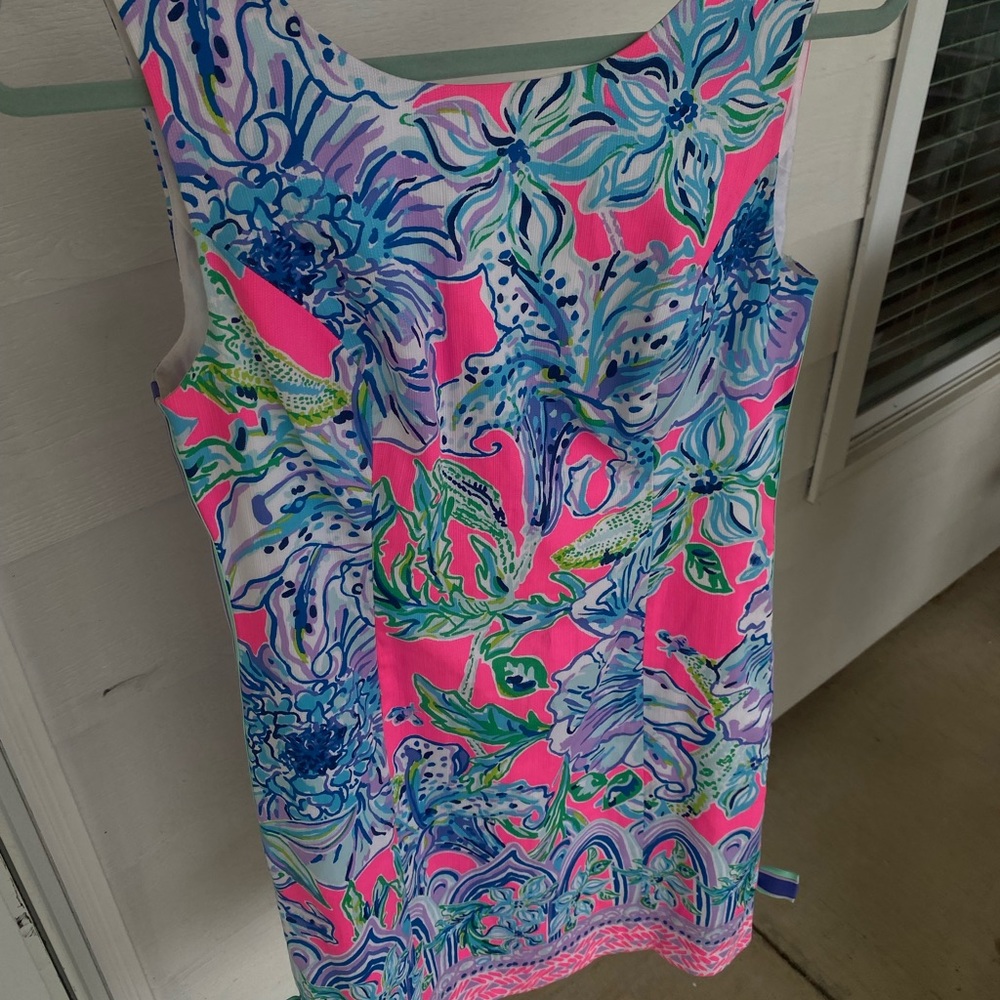 Lilly Pulitzer Shift Dress - Side Ribbon Detail - Style 69415